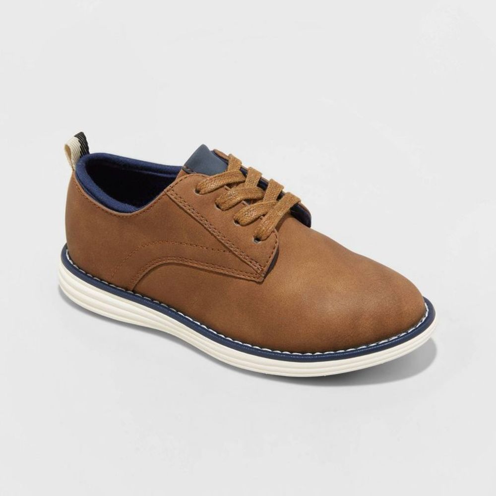 Cat & Jack Brown Kids Dress Shoes